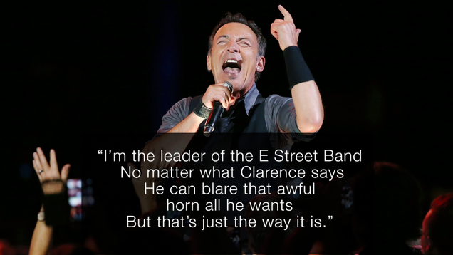 Illustration for article titled 8 Bruce Springsteen Lyrics That Say It All